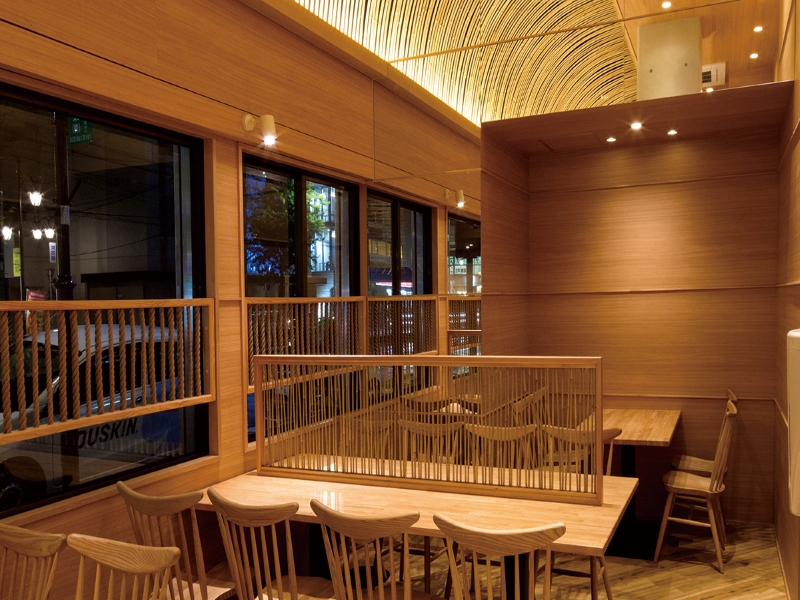 そば店 ルチンカプサイシンビタミンよつば の店舗デザイン 株式会社to 名古屋の店舗 建築デザイン設計事務所の施工事例